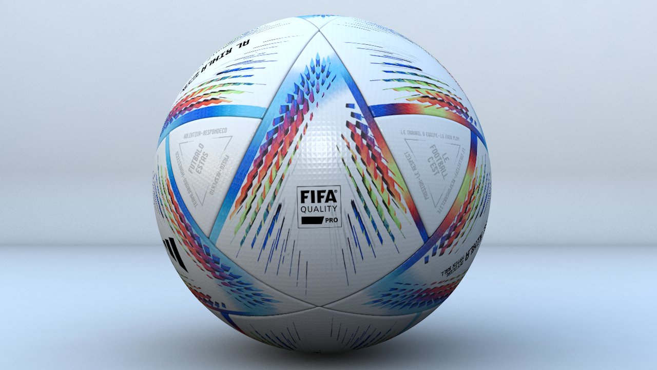 Official Al Rihla 3d model. Qatar World Cup 2022. Ready for render. NO